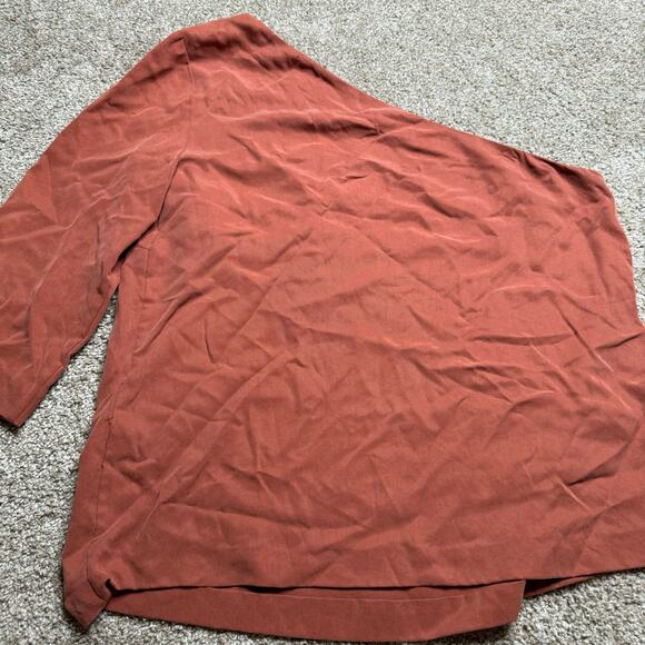Mara Hoffman Claudia One Shoulder Top in Orange Size M - Picture 7 of 7